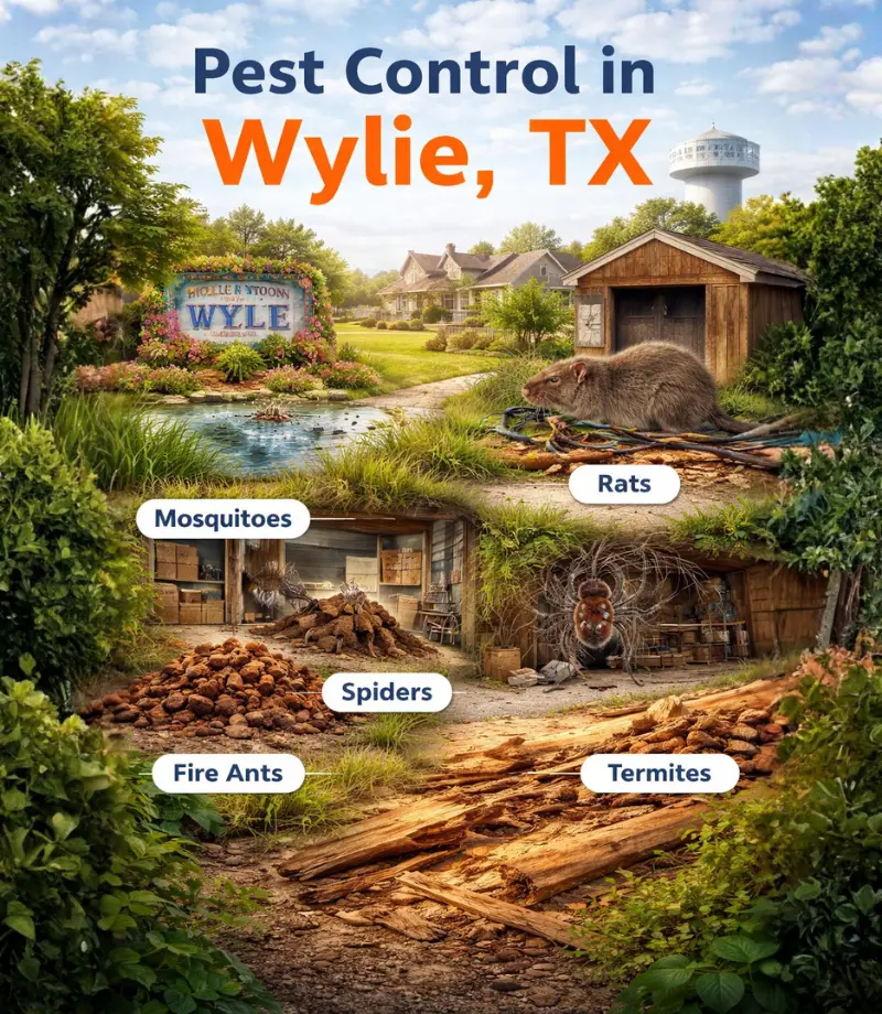 Reliable Pest Control Wylie, TX, Don't let bugs take over. We offer fast, same-day pest removal trusted by Wylie homeowners. Get your free quote in under 60 seconds.